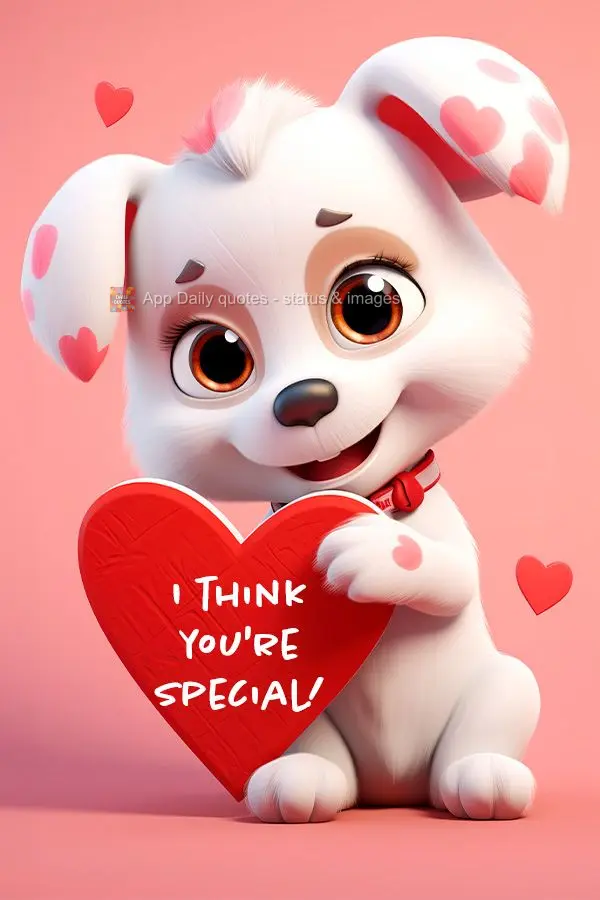 I think you're special!
