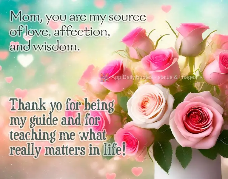 Mãe, você é a minha fonte de amor, carinho e sabedoria. Obrigado por ser a minha guia e por me ensinar os verdadeiros valores da vida!