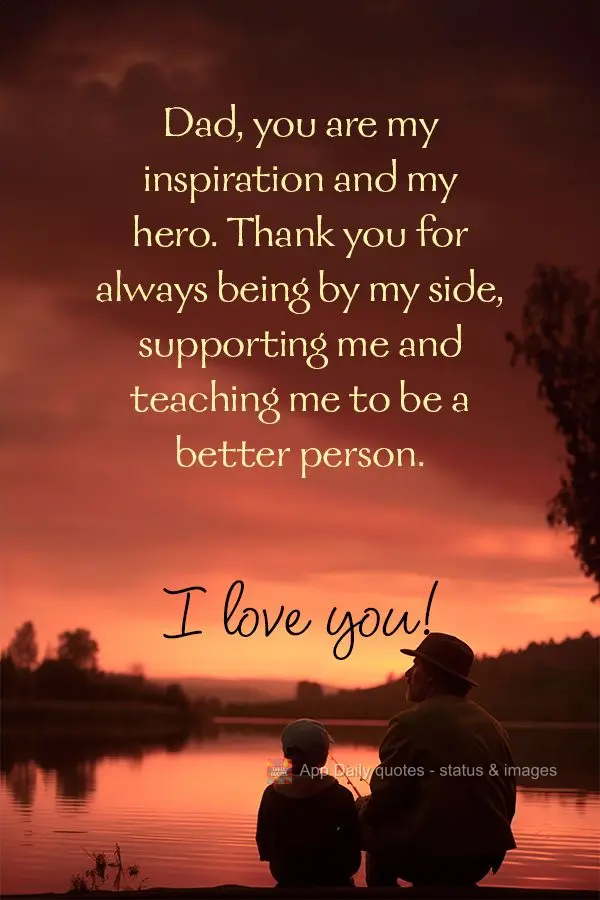 Dad, you are my inspiration and my hero. Thank you for always being by my side, supporting me and teaching me to be a better person. I love you!
