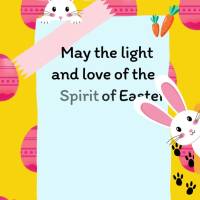 Que a luz e o amor do Espírito de Páscoa iluminem o seu coração e tragam paz, esperança e renovação. Feliz Páscoa!