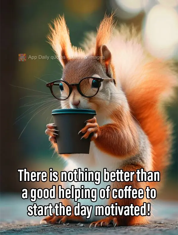 There is nothing better than a good helping of coffee to start the day motivated!