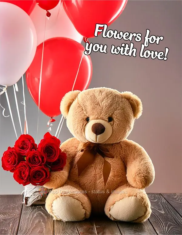 Flores com carinho para você!