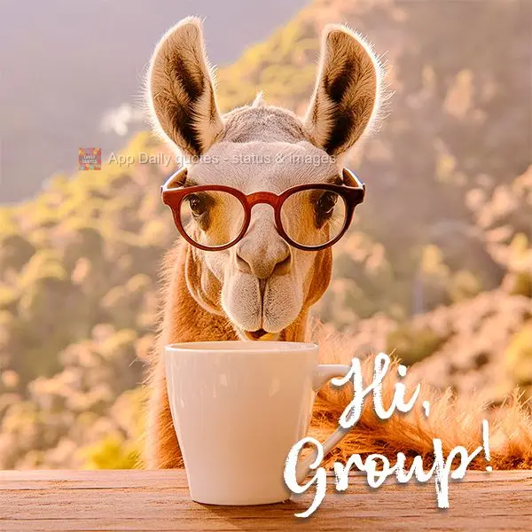Hi, Group!