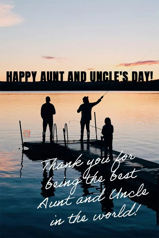 Obrigado por serem os melhores tios do mundo! Feliz dia dos Tios!