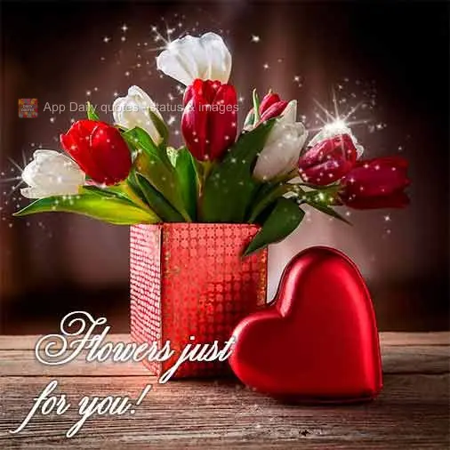 Flores especialmente para você!