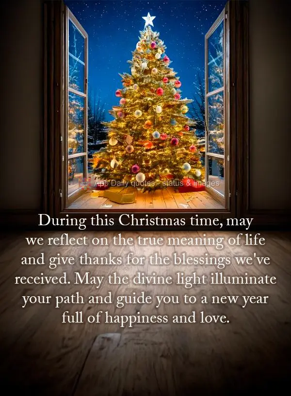 Que nesta época de Natal, possamos refletir sobre o verdadeiro sentido da vida e agradecer pelas bênçãos recebidas. Que a luz divina ilumine seu cami...