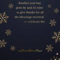 Mais um ano se despede e é hora de agradecer por todas as bênçãos recebidas. Que neste Natal possamos celebrar o verdadeiro sentido desta data, e que...