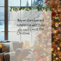 Que neste Natal possamos compartilhar o amor e a compaixão com aqueles que mais precisam, e que no Ano Novo possamos semear a paz e a solidariedade. Des...