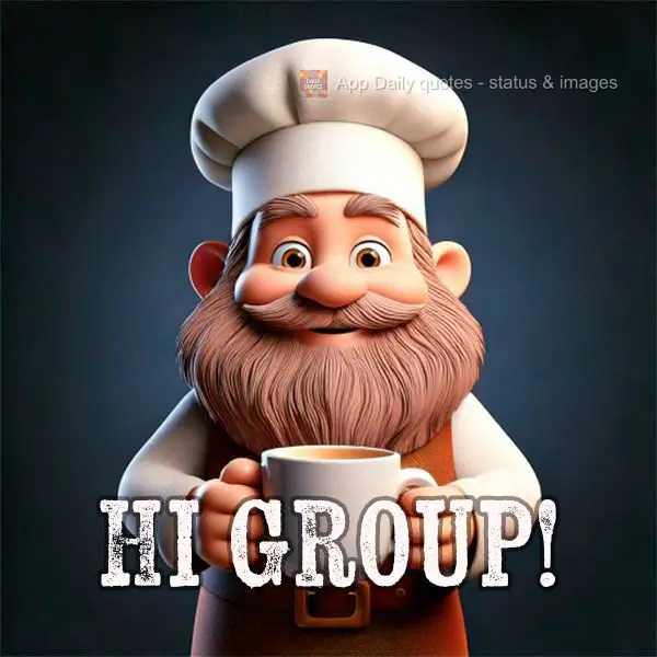 Hi group!