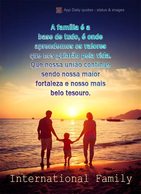 Family is the basis of everything. It's where we learn the values that will guide us through life. May our unity continue being our greatest strength and...