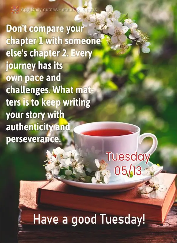 Não compare seu capítulo 1 com o capítulo 20 de outra pessoa. Cada jornada tem seu próprio ritmo e desafios. O que importa é seguir escrevendo sua h...