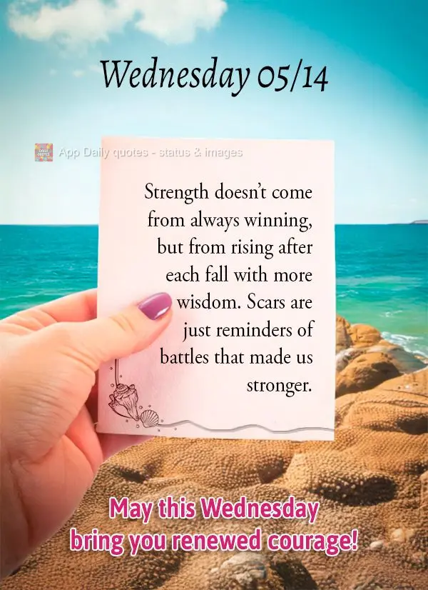A força não vem de vencer sempre, mas de levantar-se após cada queda com mais sabedoria. As cicatrizes são apenas lembretes de batalhas que nos torna...