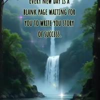 Cada novo dia é uma página em branco esperando que você escreva sua história de sucesso. Feliz Terça-feira!