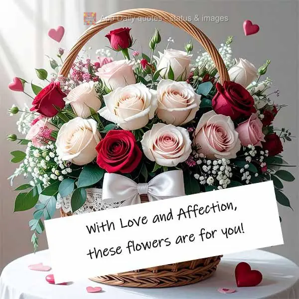 Com Amor e com Carinho estas flores são para ti! 