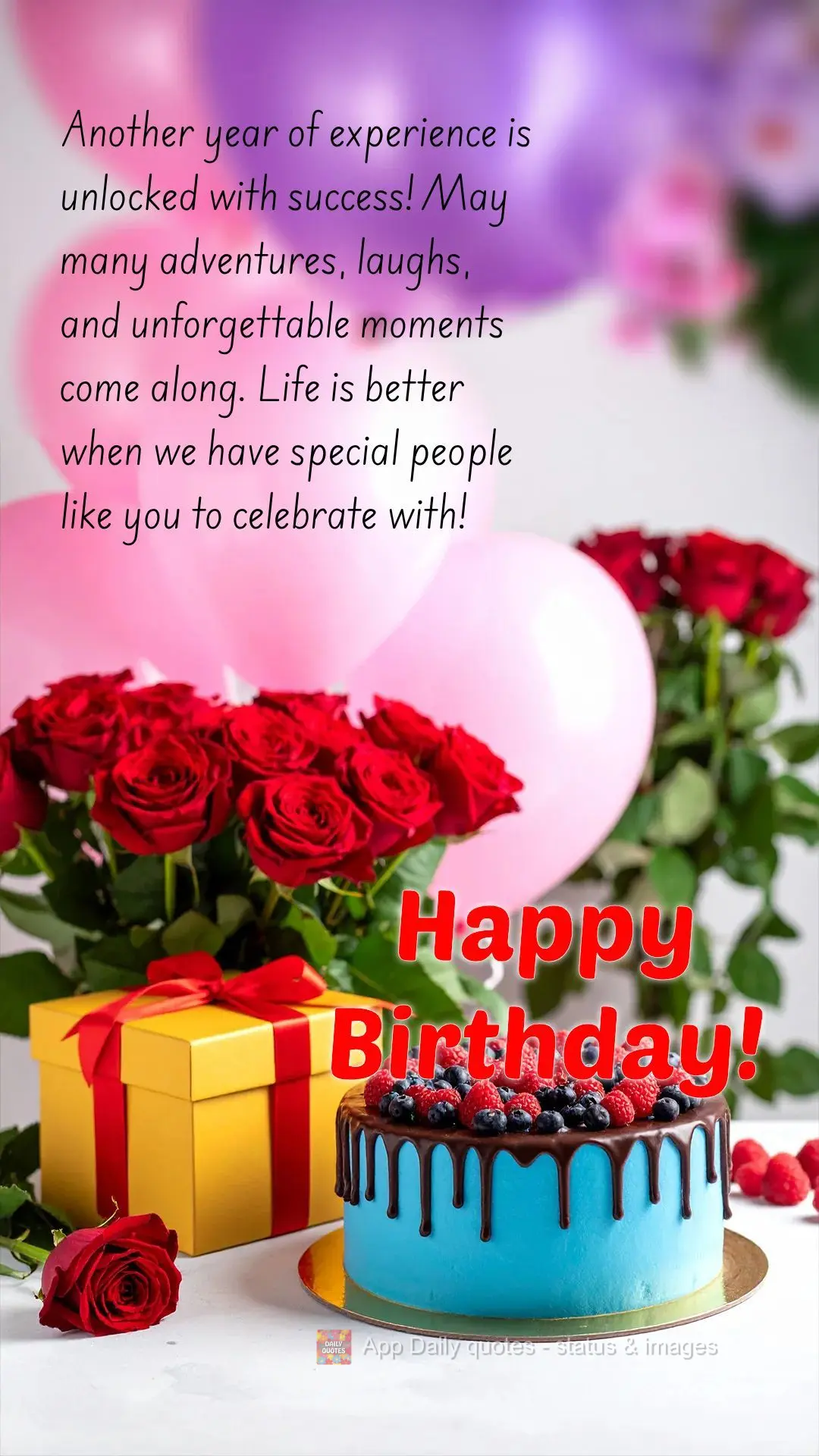 Another year of experience is unlocked with success! May many adventures, laughs, and unforgettable moments come along. Life is better when we have speci...