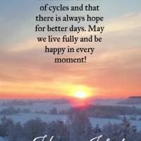 O mês de Julho chegou para nos mostrar que a vida é feita de ciclos e que sempre há esperança para dias melhores. Que possamos viver intensamente e s...