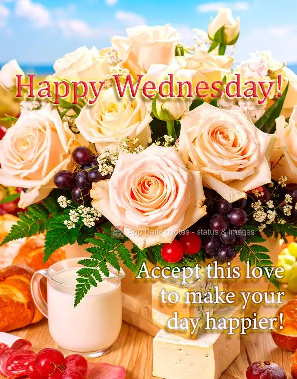 Aceite este carinho para fazer do seu dia mais feliz! Feliz Quarta!