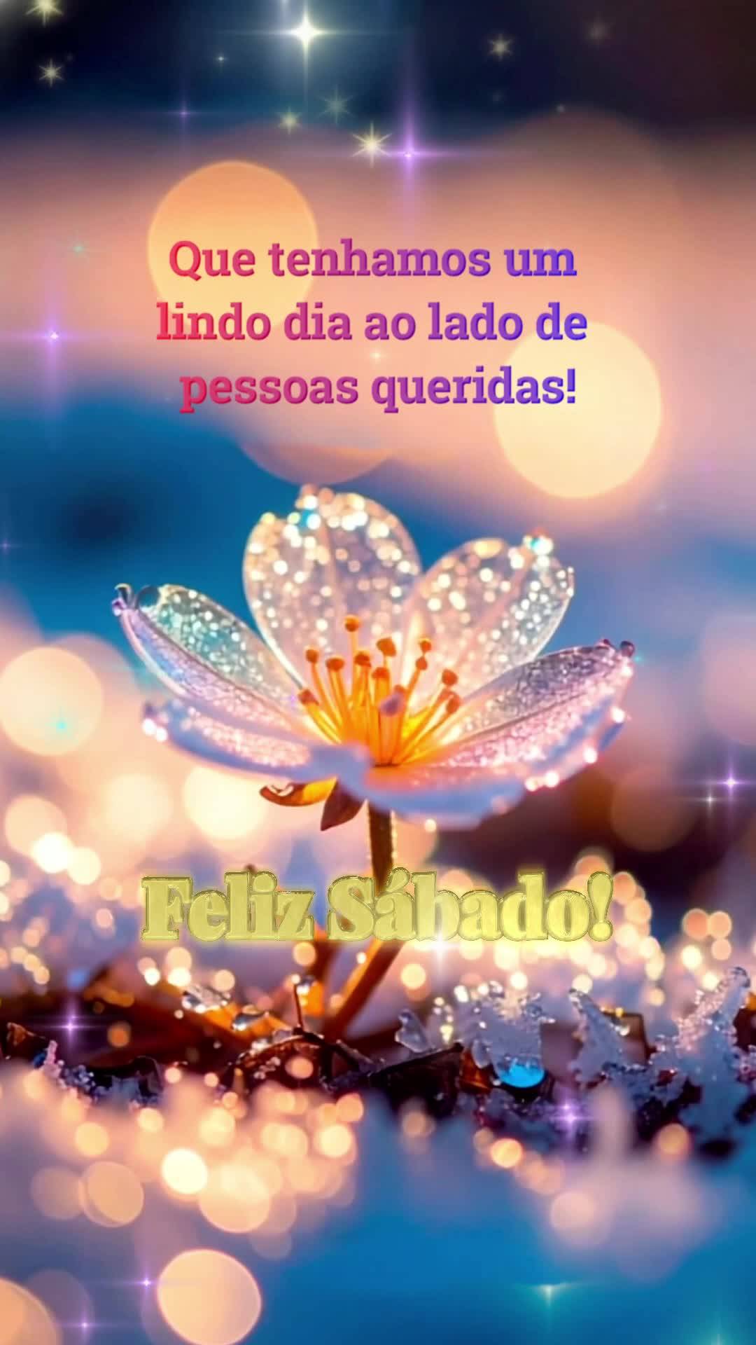 Que tenhamos um lindo dia ao lado de pessoas queridas! Feliz Sábado!