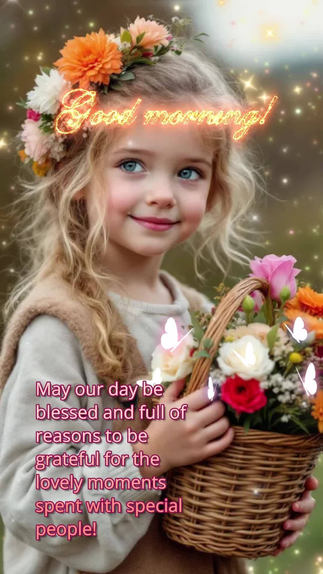 Que nosso dia seja abençoado e cheio de motivos para agradecer e viver lindos momentos com pessoas especiais! Bom dia!