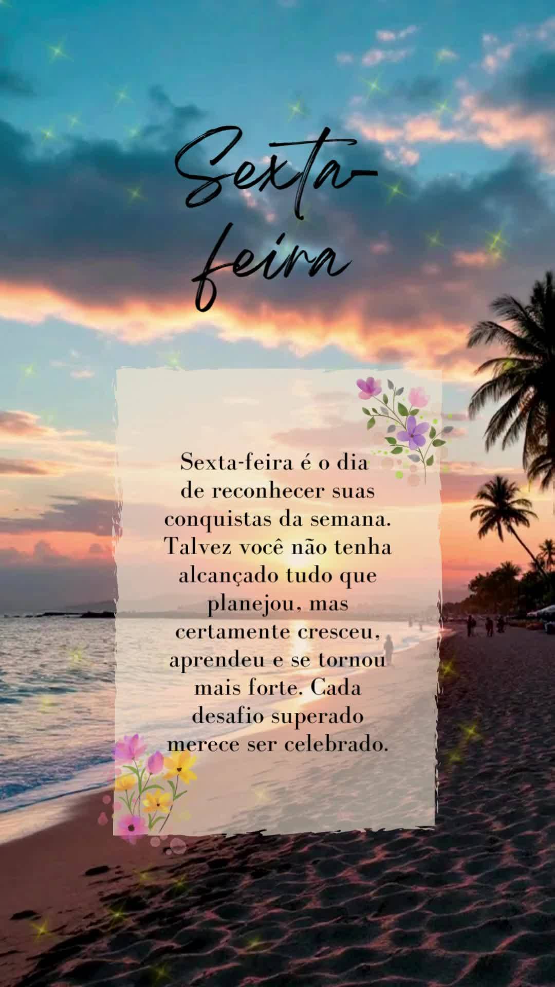 Sexta-feira é o dia de reconhecer suas conquistas da semana. Talvez você não tenha alcançado tudo que planejou, mas certamente cresceu, aprendeu e se...