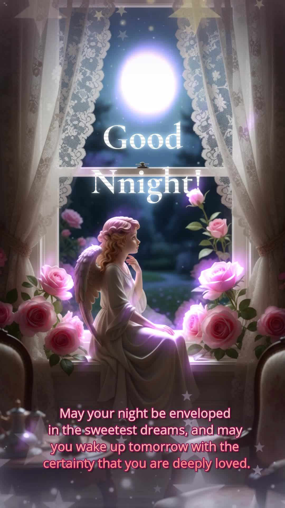 Que sua noite seja envolvida pelos sonhos mais doces e que você acorde amanhã com a certeza de que é profundamente amado. Boa noite!