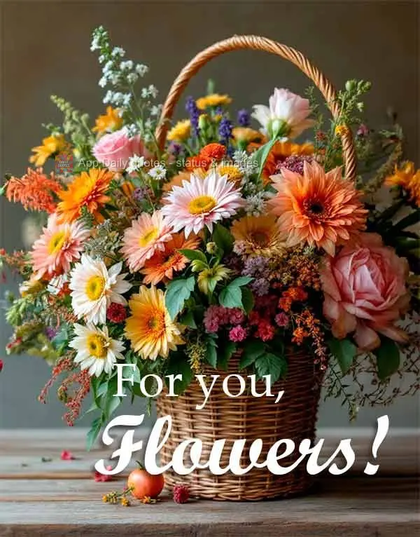 For you, Flowers!