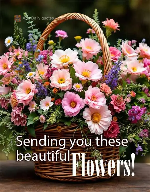 Receba estas lindas Flores!