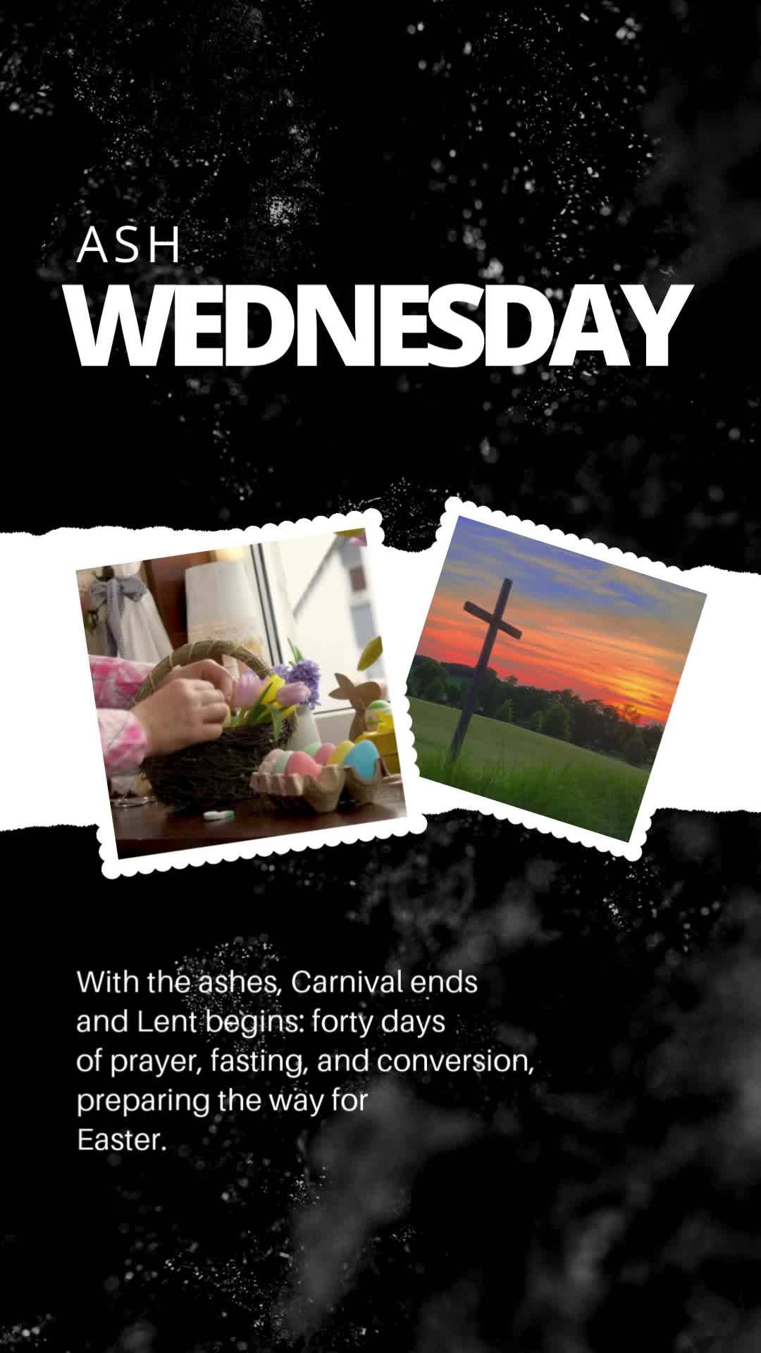 Com as cinzas, encerra-se o Carnaval 
e inicia-se a Quaresma: quarenta dias 
de oração, jejum e conversão, 
preparando o caminho para 
a Páscoa. ...