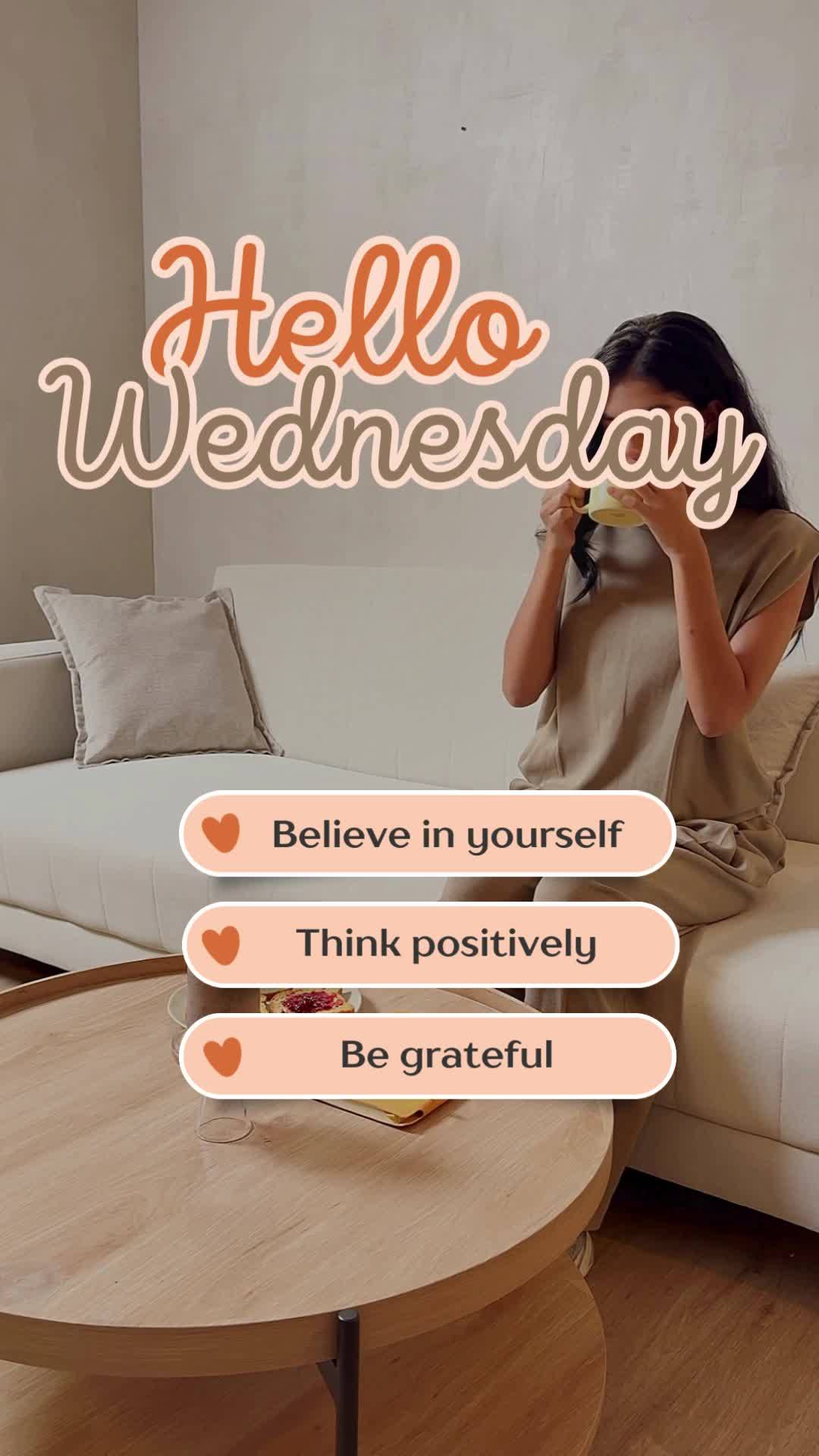 Acredite em você
Pense positivo
Tenha gratidão Hello Quarta