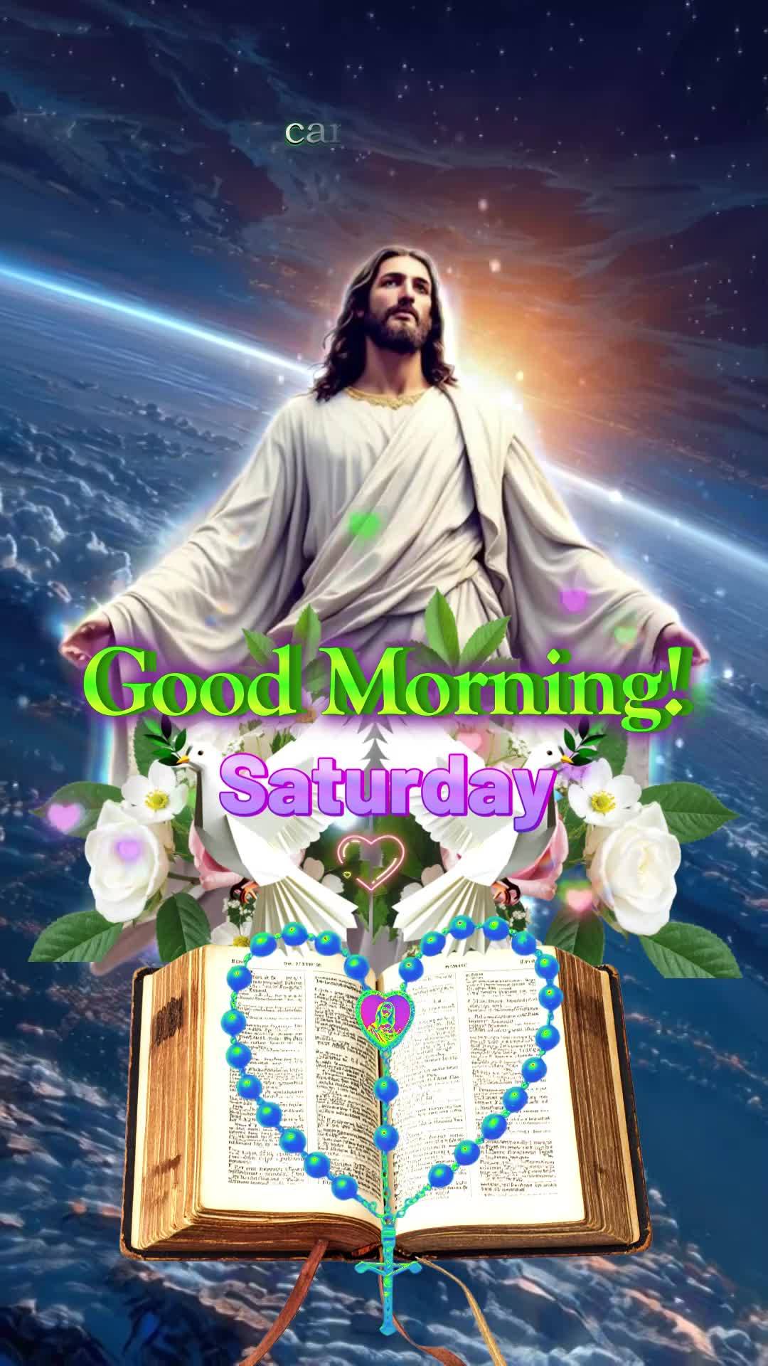 Bom dia neste sábado abençoado! Agradeço por este novo dia que se inicia, pelo dom da vida e pelas infinitas possibilidades que este sábado nos traz....