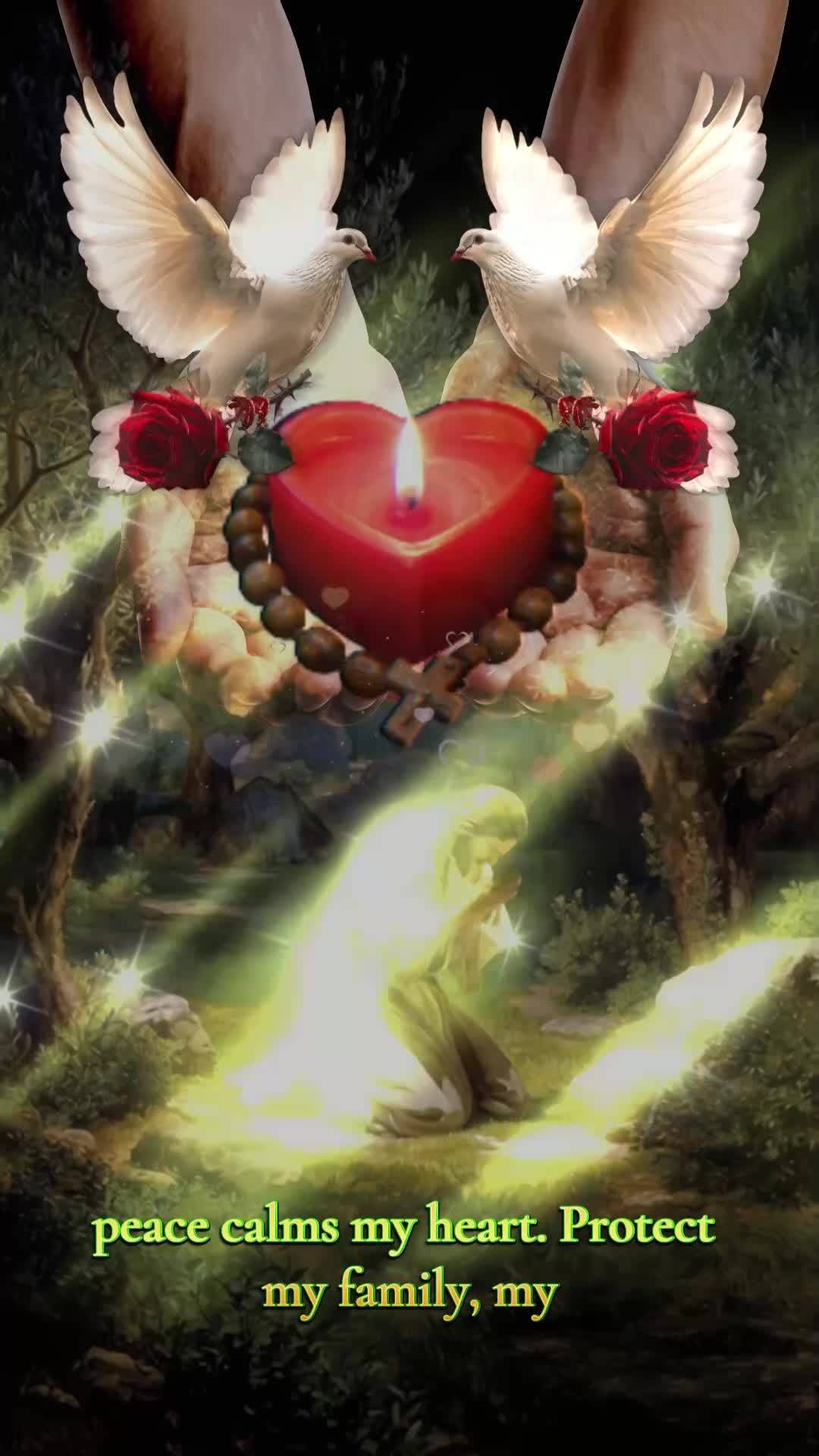 Abra seu coração e ouça... Senhor Deus, venho hoje clamar pela Tua proteção poderosa. Cobre-me com Teu manto sagrado e afasta todo mal que tenta se ...