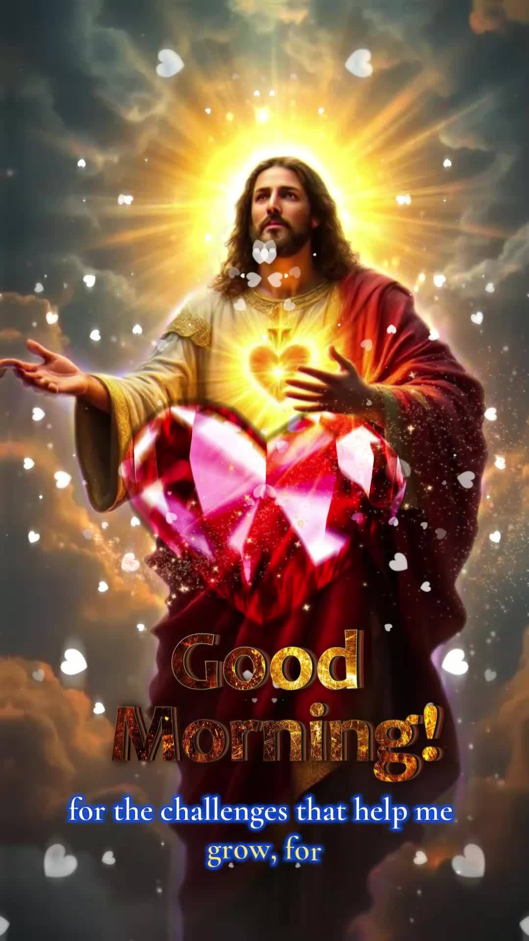 Bom dia! Ao abrir meus olhos nesta manhã, meu coração transborda de gratidão a Deus. Obrigado, Pai Celestial, por mais um dia de vida, por cada respi...