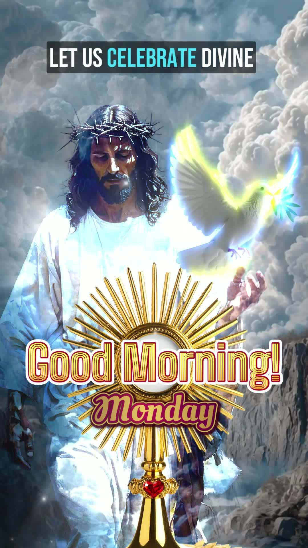 Ouça com atenção... Nesta segunda-feira, glorifiquemos ao nosso magnífico Senhor! Sua grandeza é inigualável, Seu poder transcende toda compreensã...