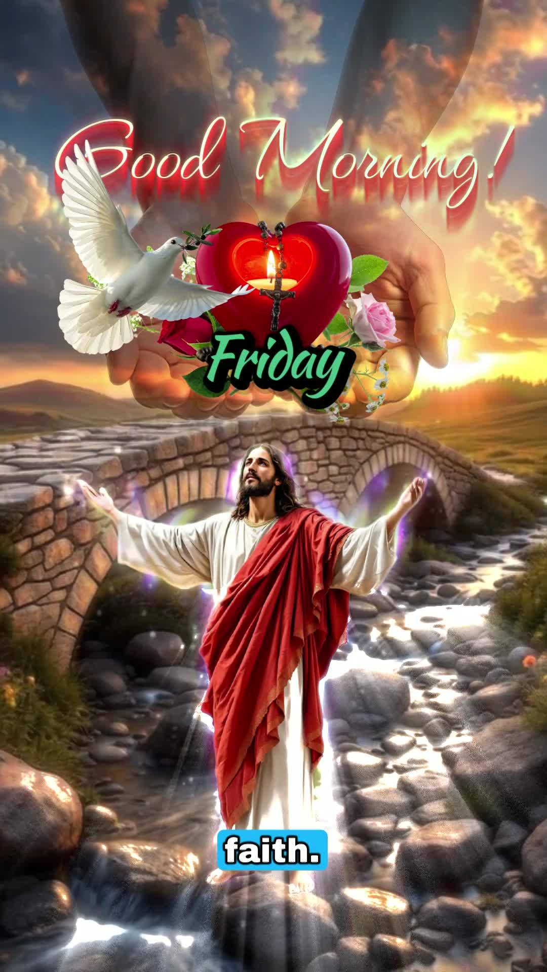 Nesta sexta-feira, elevamos nossos corações ao Senhor em profunda gratidão. Obrigado, meu Deus, por mais um amanhecer, por cada respiração que nos c...