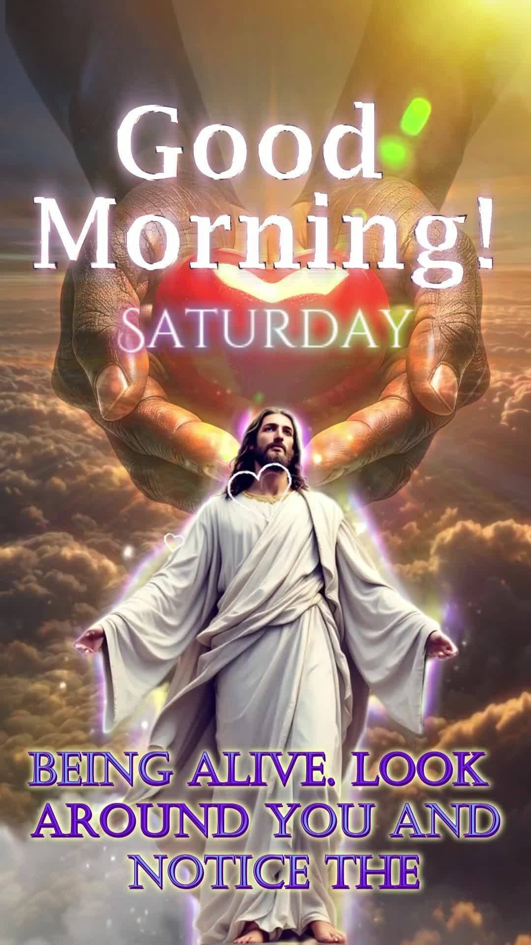 Bom dia! Que este sábado seja um presente especial nas suas mãos. Deus separou este dia para que você pudesse respirar fundo, descansar a alma e renov...