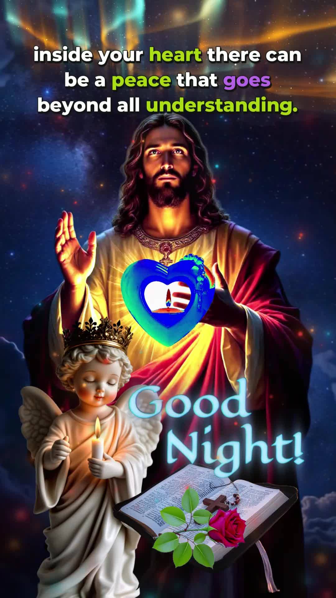 Boa noite! Antes de você fechar os olhos esta noite, quero que saiba que Deus está de olho em você. Cada preocupação que você carregou hoje, cada m...