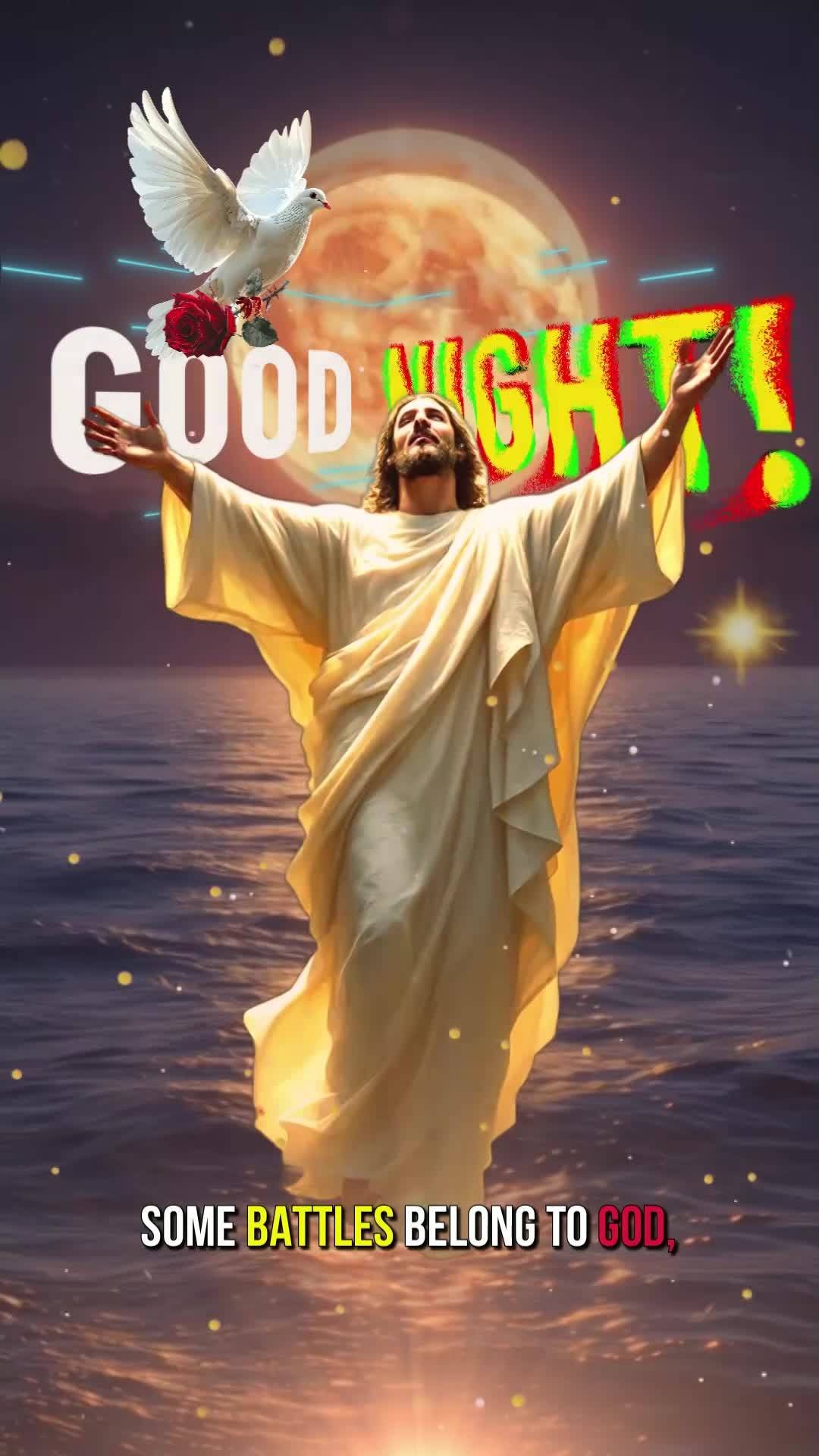 Boa noite! Antes de fechar os olhos, quero que você saiba que Deus está de olho em você. Não importa o que aconteceu hoje, se foi um dia difícil, se...