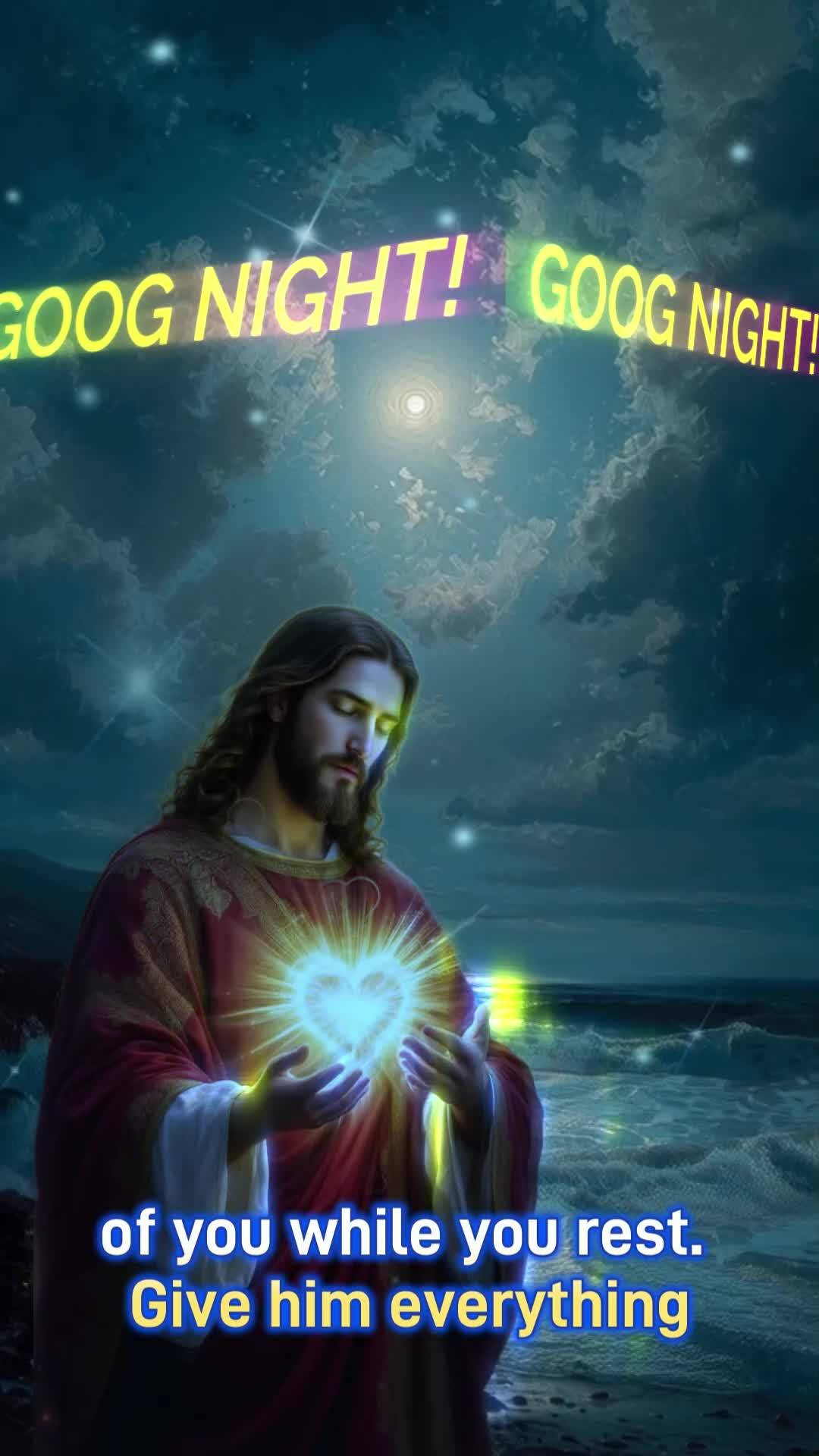 Boa noite! Antes de você fechar os olhos esta noite, quero que saiba que Deus está de olho em você. Cada preocupação que você carrega, cada peso qu...