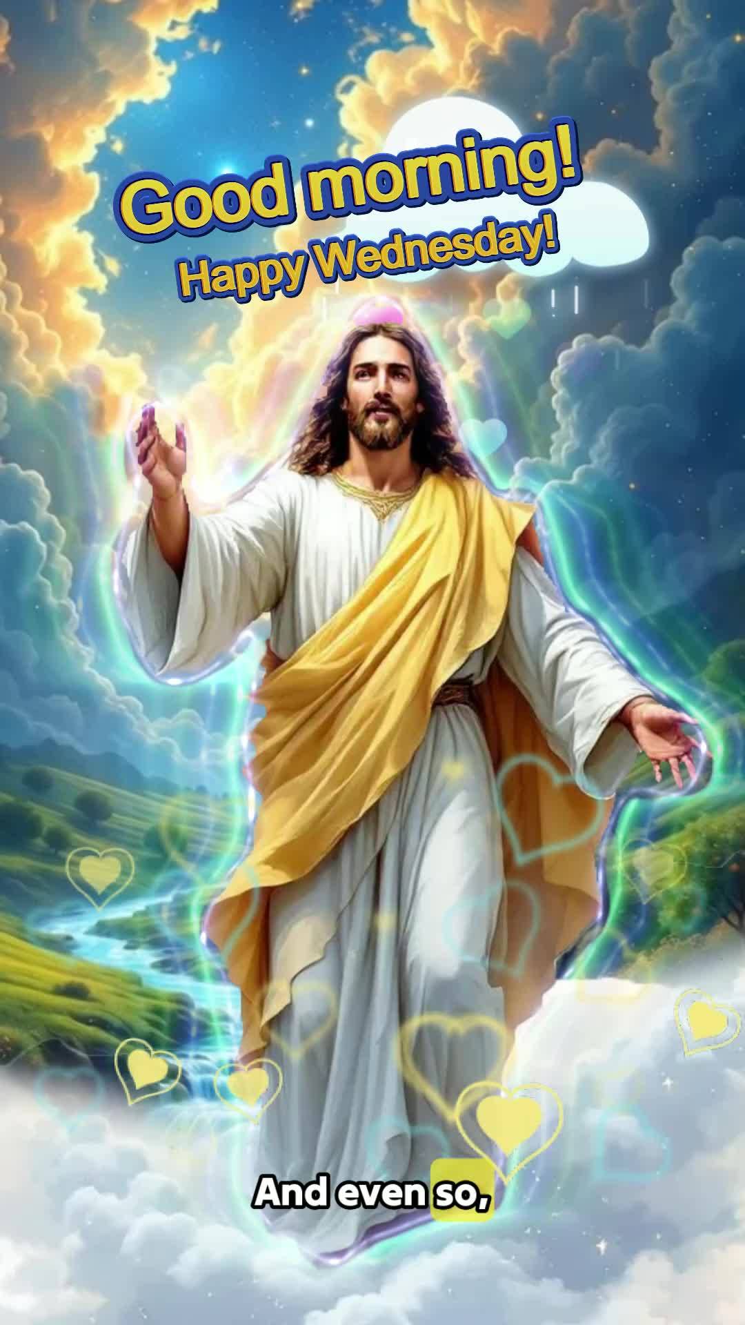 Bom dia! Que esta quarta-feira seja um dia especial para você. Você já parou para perceber como Deus cuida de cada detalhe da sua vida? Hoje, no meio ...
