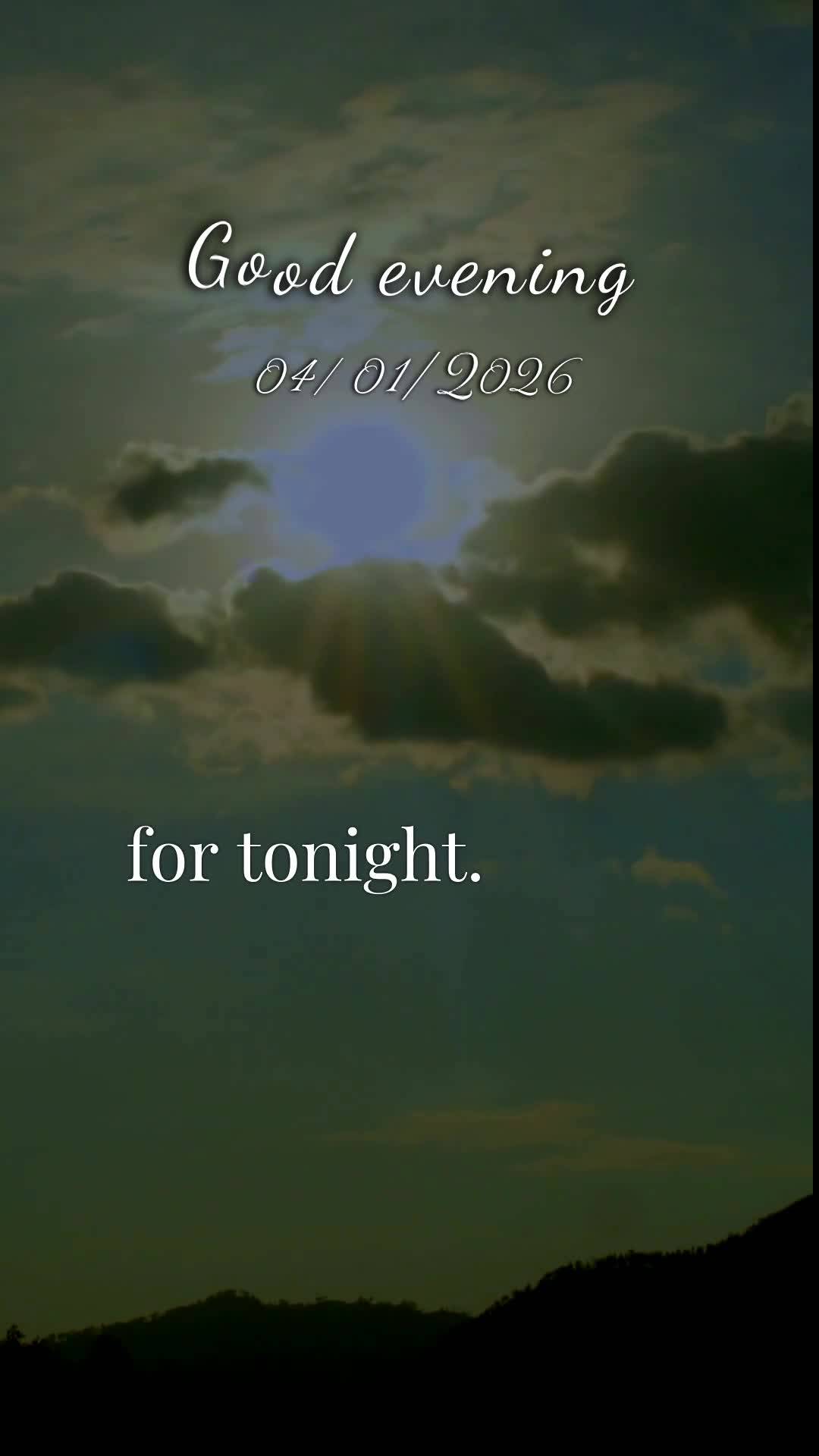 Boa noite. Hoje é Quarta-feira Santa, 1 de Abril de 2026, e nesta noite tão especial da Semana Santa, nosso coração é convidado a se aquietar diante...