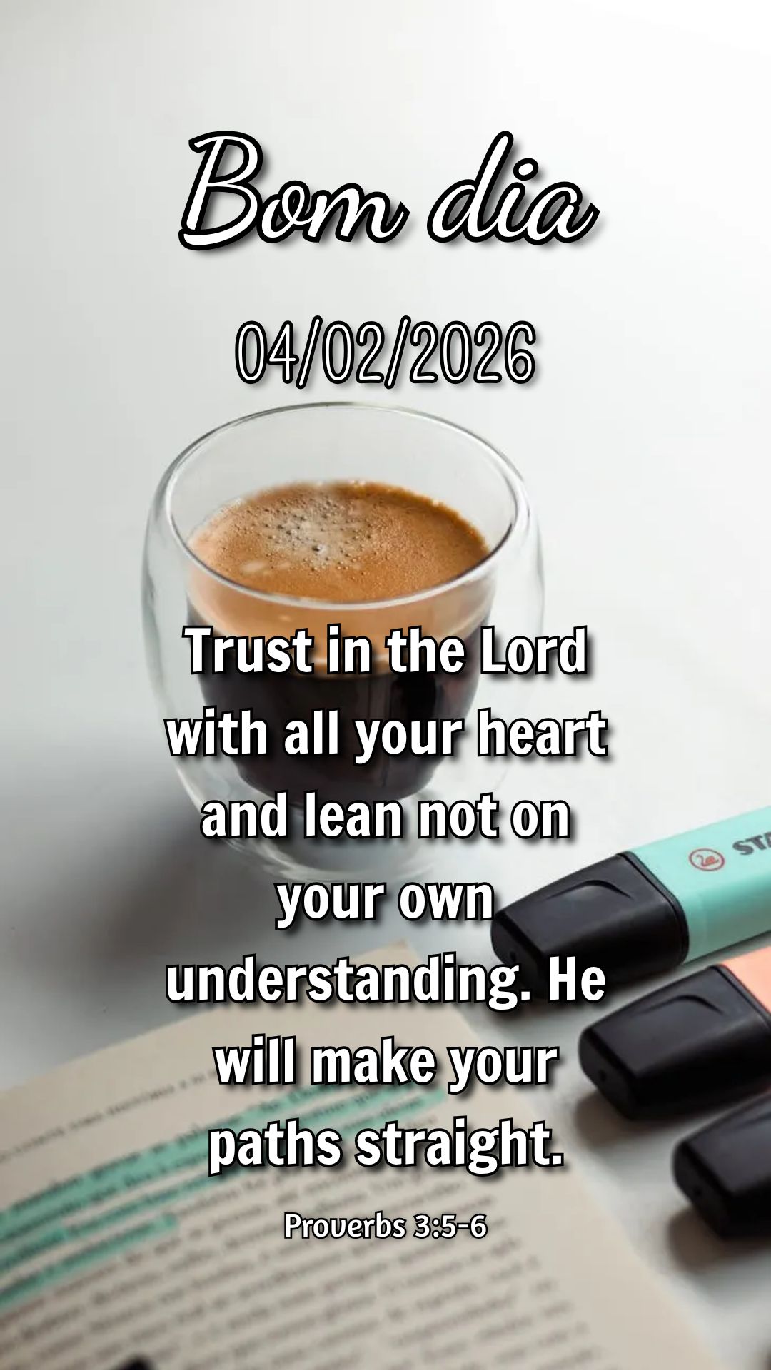 Neste início de mês, confie: Deus já conhece cada passo que você vai dar. Descanse na paz Dele.