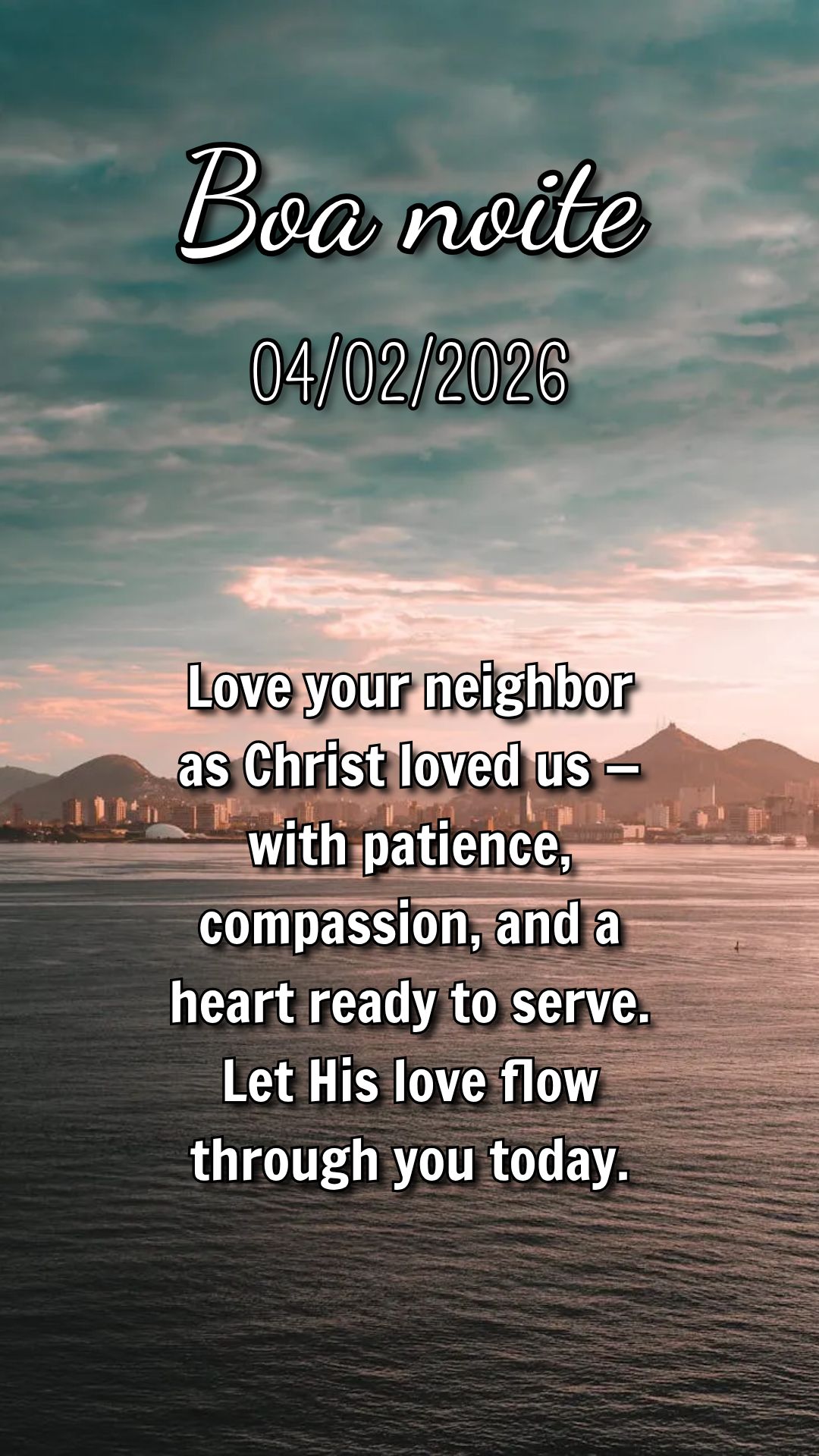 Que Deus abençoe sua casa com paz, sua família com amor e sua vida com a graça que só Ele pode dar. Que este novo ciclo seja cheio da presença do Se...