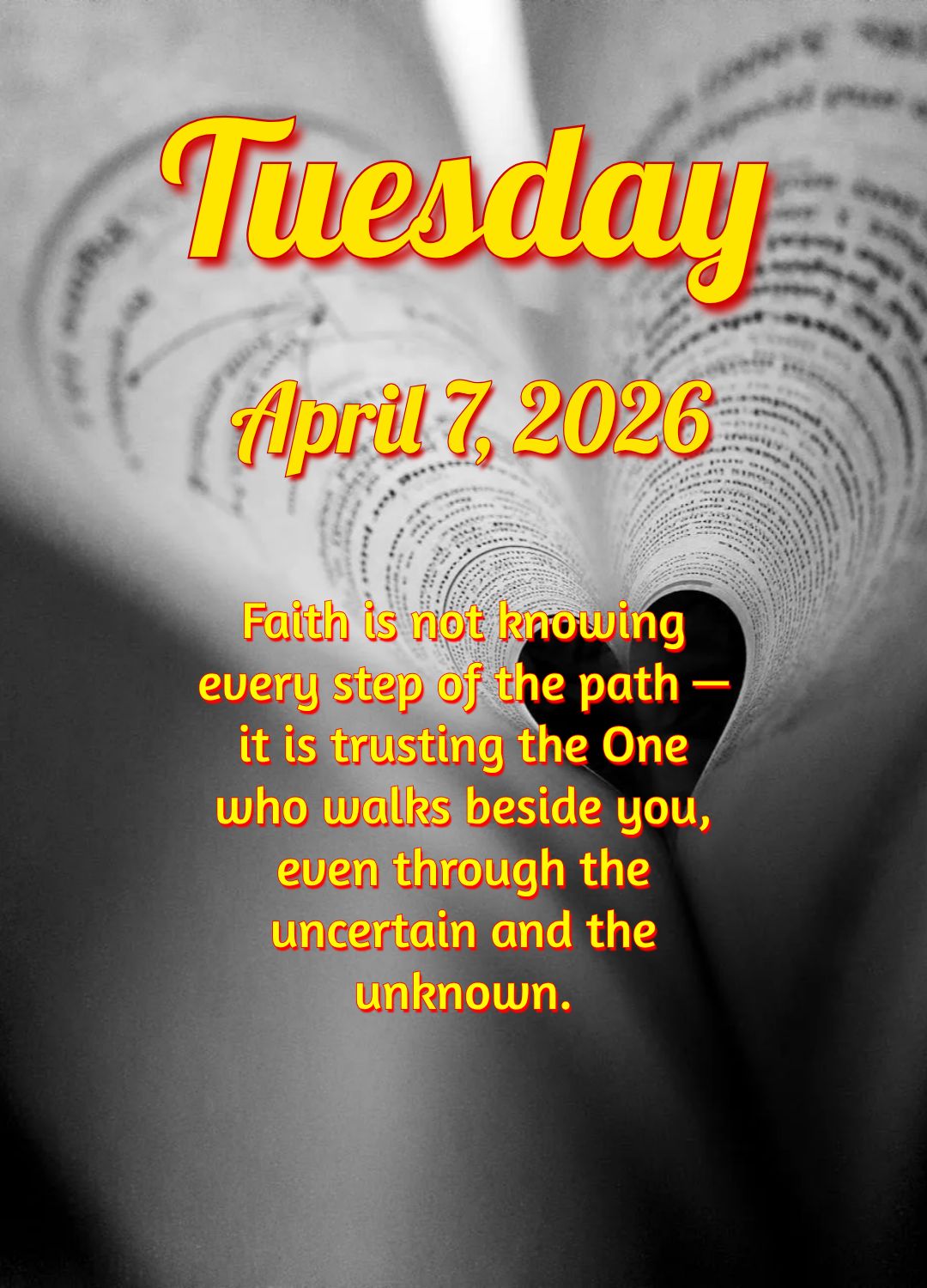 Obrigado, Senhor, por mais esta terça-feira. Pela minha família, pela saúde e por cada bênção que muitas vezes nem percebo. Tu és fiel!