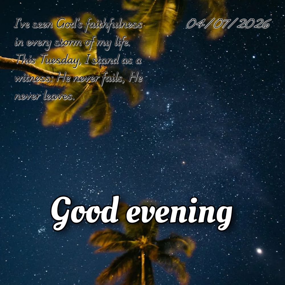 Senhor, nos momentos em que a força falta, Tu és meu refúgio e minha rocha. Corro a Ti nesta terça-feira e peço que me sustentes com o Teu poder.