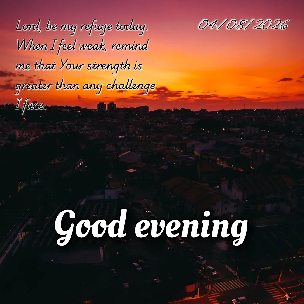 Deus renova nossas forças a cada amanhecer. Hoje é um novo começo, uma nova chance de caminhar com Ele. Confie!