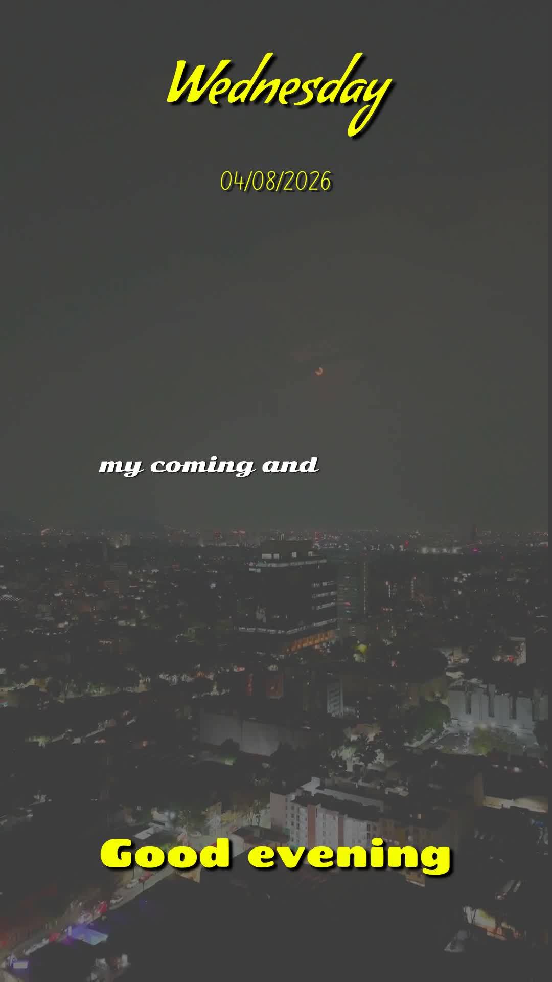 Boa noite! Obrigado, Deus, por mais uma quarta-feira vencida. Hoje, neste 8 de abril de 2026, o senhor esteve ao meu lado em cada momento, me livrando de...