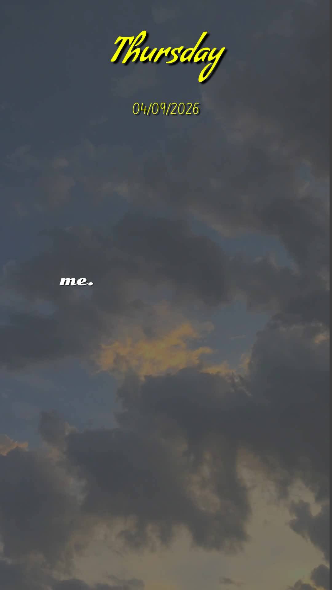 Deus, hoje é quinta-feira, meu pai, dia nove de abril de dois mil e vinte e seis. Bom dia! Antes mesmo que eu dê o primeiro passo deste dia, eu paro e ...