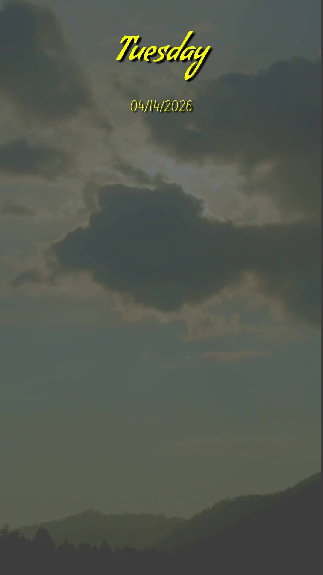 Bom dia, Jesus, meu Mestre e Senhor. Mais uma manhã desponta, e nesta terça-feira, 14 de abril de 2026, eu Te ofereço todas as minhas ações, cada pe...