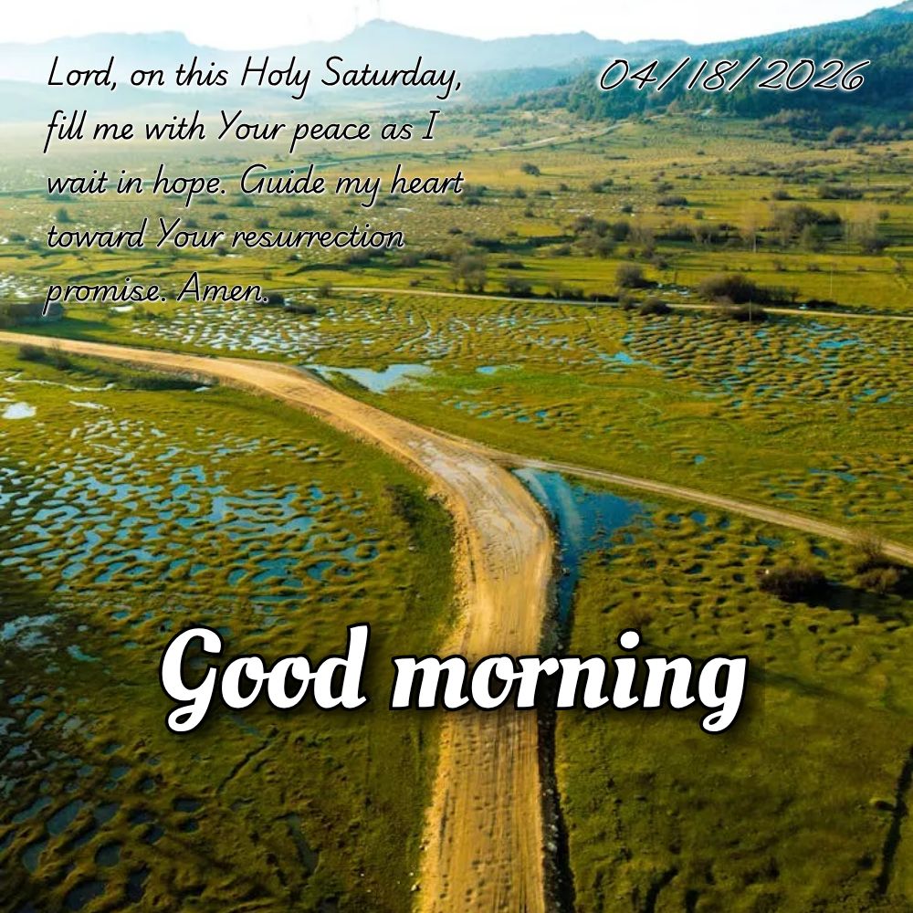 Que glória, Senhor! Neste Sábado Santo, meu coração transborda de adoração pela Sua grandeza e amor infinito!