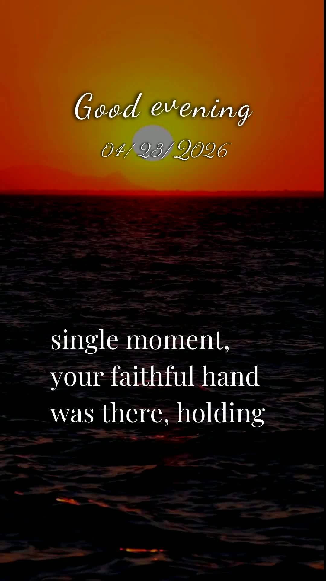 Boa noite! Obrigado, Deus, por mais uma quinta-feira vencida. Tu me livraste de todo mal e me concedeste saúde e força para vencer mais um dia. Enquant...